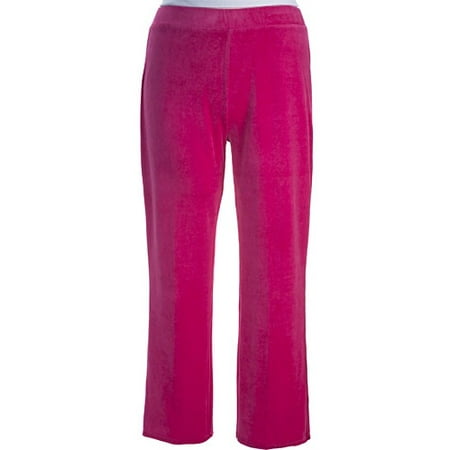 Women's Plus Velour Track Pants