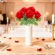 thumbnail image 1 of Plantas Artificiales De Plástico Paquete De 5 Ramos De Flores Artificiales Para Bodas En Casa, Flores Decorativas Multiusos De Plástico En Rojo, 48cm Rkxzt, 1 of 9