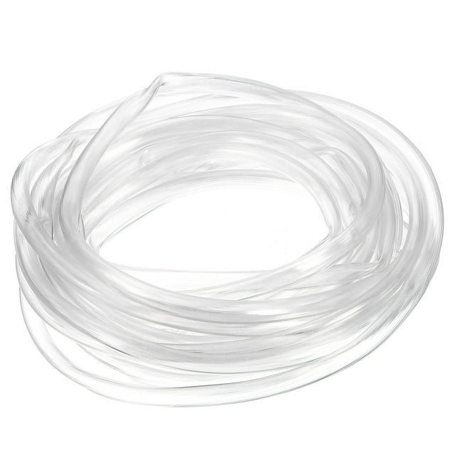Tubería, 4mm ID x 6mm OD - 4 metros de largo, tubo de agua de vinilo transparente, plástico ligero y flexible