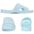 thumbnail image 5 of Litfun Shower Shoes for Women Men, Quick Drying Non Slip Bath Slippers, Shower Sandals with Drain Holes, Light Blue, 5 of 9