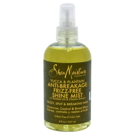 SheaMoisture Yucca & Plantain Anti-Breakage Frizz-Free Shine Hair Mist, 8 (Best Anti Frizz Products For Wavy Hair)