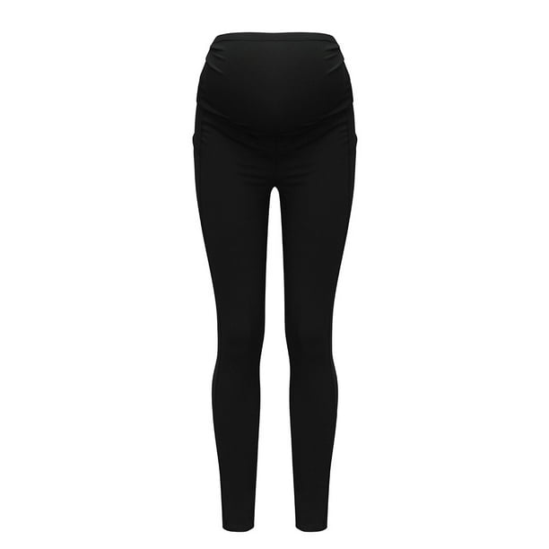 Pantalones de Maternidad Para Mujer Leggings Pantalones de Yoga Sin Costuras Pantalones de Embarazo Elásticos M Odeerbi ODB159869