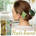 thumbnail image 1 of Diadema de flores de donut con estampado coreano de banda para el cabello Retro francesa ligera 2 uds Wmkox8yii fajkfhkj4924, 1 of 2