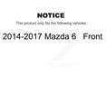 thumbnail image 2 of Transit Auto Front Hub Bearing Assembly Suspension Lower Ball Joint Outer Inner Tie Rod & Sway Bar Stabilizer Link Kit (10Pc) for Car 2014-2017 Mazda 6 - Left Right Side (Driver Passenger) K7T-108693, 2 of 11