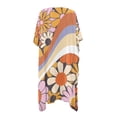 thumbnail image 2 of HELLHERO Polyester Bathing Suit Cover Up for Poolside Quick Dry Free Size Cover Ups for Swimwear Women Cartoon Coloured Daisies, 2 of 6