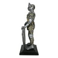 thumbnail image 3 of Medieval Swordsman Knight Of Lyon Figurine 8.5"H Suit of Armor Coat Of Arms Lion, 3 of 9
