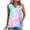 Light Blue, variant on fatyb Summer Women's Tank Tops V Neck Eyelet Embroidery Shirts Casual Sleeveless Loose Blouses