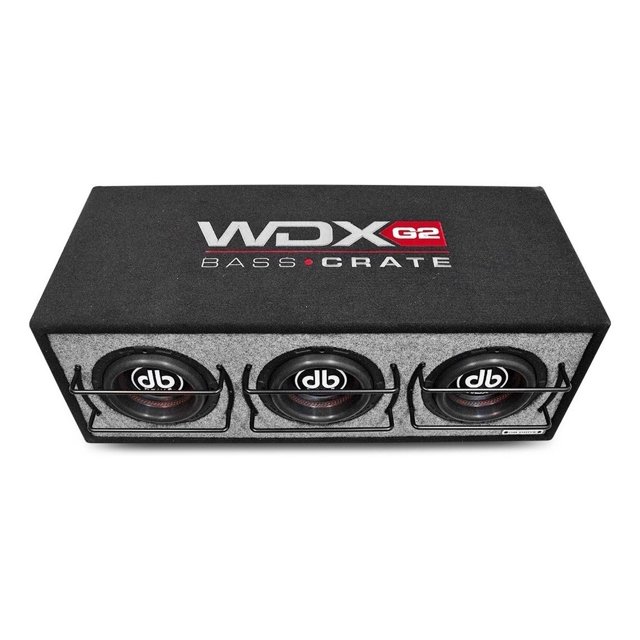 Cajón con 3 Subwoofers Profesionales DB Drive WDX6-3BC ... DB Drive WDX63BC
