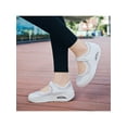 thumbnail image 6 of SIMANLAN Women's Casual Air Cushion Platform Mesh Mules Sneaker Nurse Shoes Mary Jane Shoes, 6 of 6