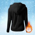 thumbnail image 4 of Womens Zip Up Hoodies Lightweight Fleece Lined Fall Winter Coats Comfy Warm Plus Size Jackets With Pockets, 4 of 9