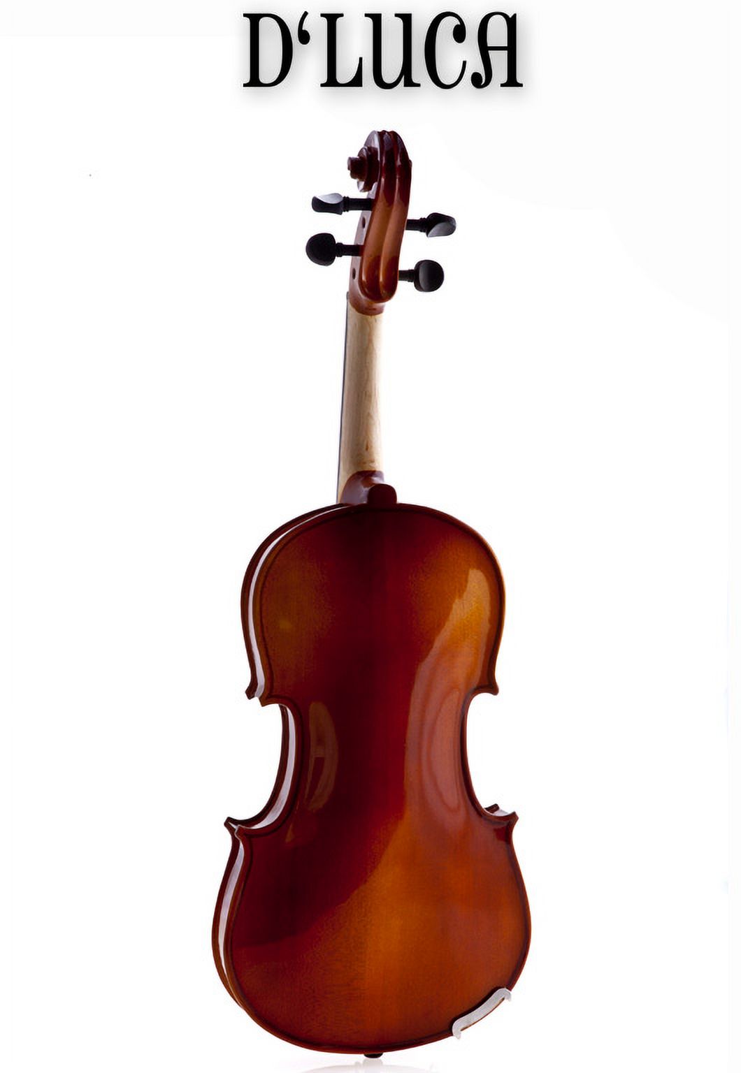 D'Luca Meister Ebony Fitted Beginner Violin Outfit 4/4