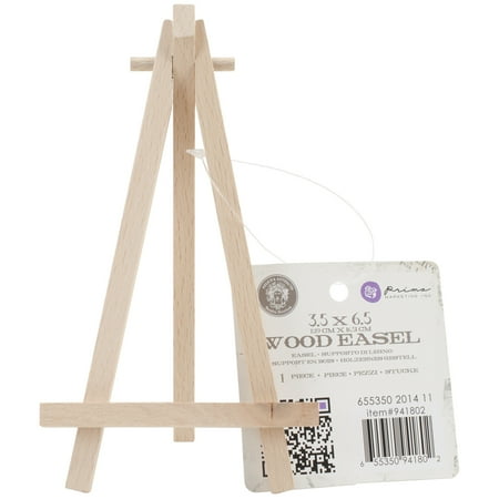 Prima Marketing Relics & Artifacts Wooden Easel-3.6"X6" , Pk 6, Prima Marketing