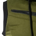 thumbnail image 5 of MSJUHEG Puffer Vest Women Mens Vest Men Women Autumn And Winter Fashion Casual Solid Color Zipper Hooded Sleeveless Cotton Top Vest Features Vests For Women 2023 Army Green M, 5 of 8