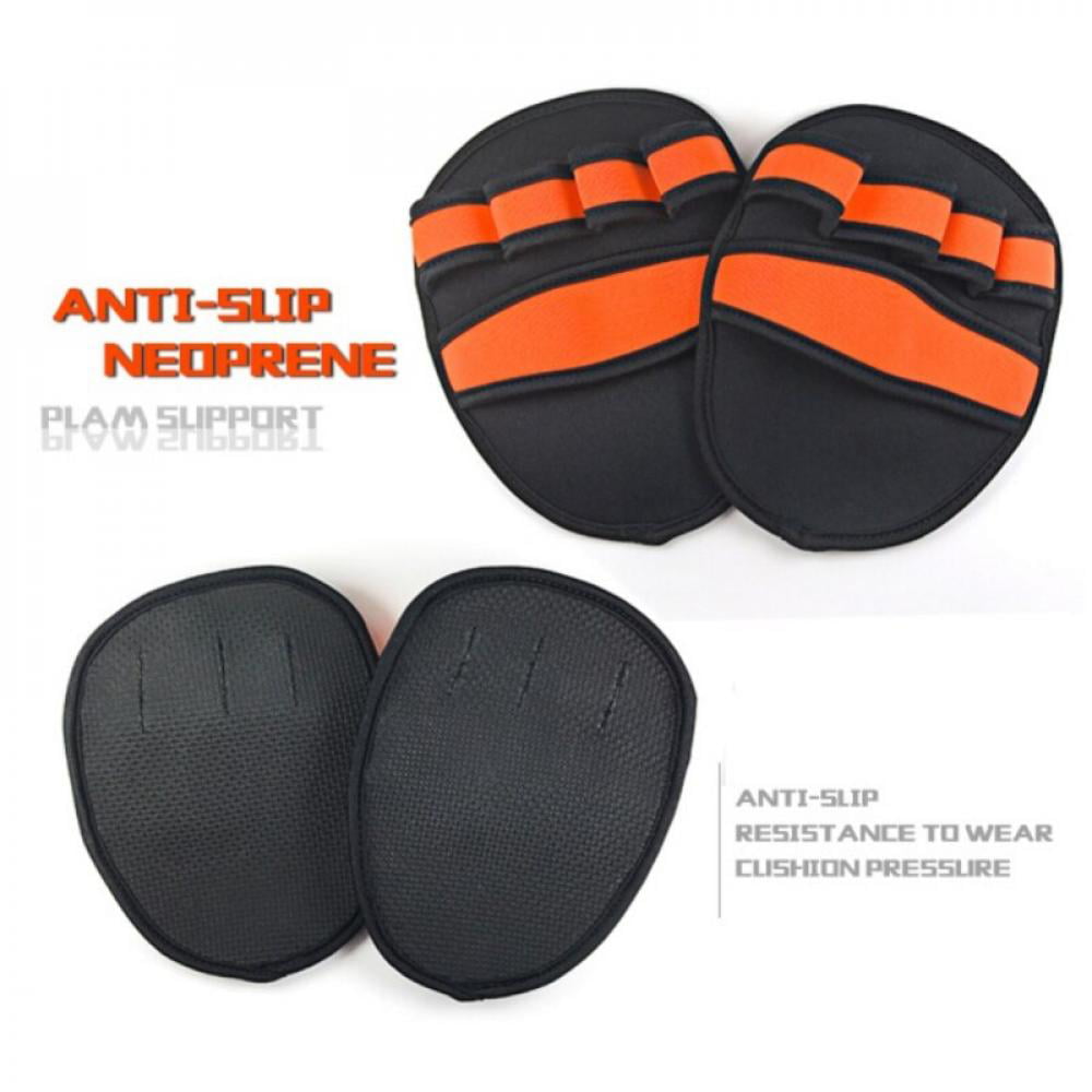 1 pair Training Glove Fitness Grips Gloves Anti Slip Lifting Palm Grip Pads ZL