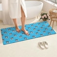 thumbnail image 4 of French Bulldog Bathroom Rugs Mat,Non Slip Microfiber Bathroom Rug,Rubber Backing,Soft Bathroom Mats for Bathroom Floor,Tub and Shower,60x24in(150x60cm), 4 of 5