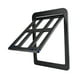 thumbnail image 3 of Puerta con puerta para gatos, puerta para mascotas para perros, para interior y exterior, puerta con mosquitera. Negro, 3 of 9