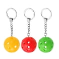 thumbnail image 1 of Uxcell Pickleball Keychain Mini Pickleball Ornament for Bag Backpacks Rackets Luggage Tags Party Favors 3 Colors, 1 of 7