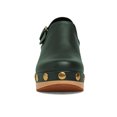 thumbnail image 3 of XYD Women Round Toe Cork Platform Pumps Slingback Strap Chunky Block Heels Fashion Weekend Date Shoes Size 11.5 Dark Green, 3 of 4