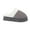 Gray, variant on Thick-Soled Fuzzy Slippers for Women & Men - Cozy Platform House Shoes with Anti-Slip Sole, Warm Plush Lined Indoor Outdoor Short Ankle Slippers