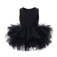thumbnail image 2 of Mesh Dance Dress for Girls, Sleeveless Suspender Jumpsuit with Solid Color Design, Lightweight Breathable Polyester, Perfect for Birthday Party or Pageant, Size 120 cm, 2 of 4