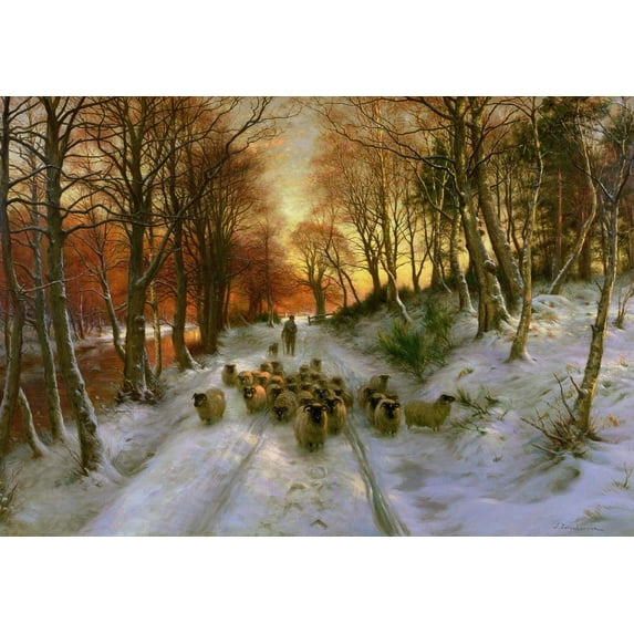 Farguharson "Glowed with Tints of Evening Hours" Glossy Poster