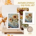 thumbnail image 2 of Sunflower Diamond Art Pearl Painting Kit, DIY Pearl Art, Flowers Pearl Diamond Painting Kits, Handmade Picture Craft for Home Wall Decor 5.1x6.7 Inch, 2 of 5