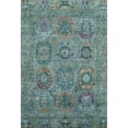 thumbnail image 2 of Addison Rugs Mayfield Premium Machine Washable Traditional Panel Teal Rectangle Rug, 10' x 14', 2 of 6