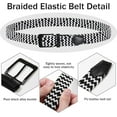thumbnail image 4 of Men and Women Braided Elastic Belt -  Woven Stretch Belts for Jeans Pants, 4 of 6