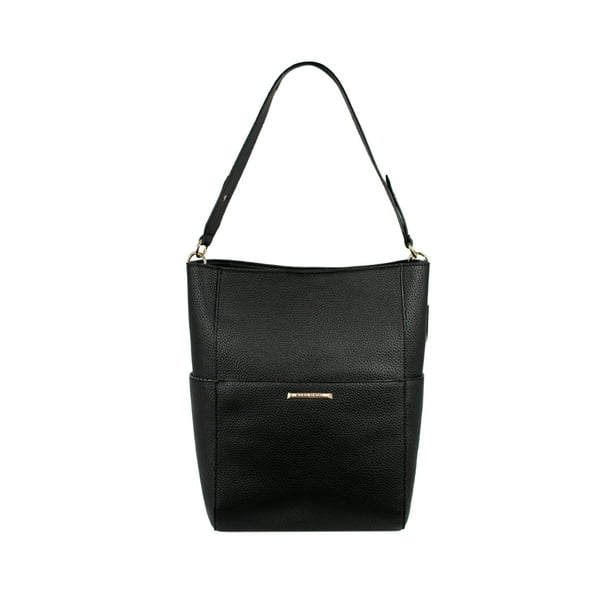 Alexis Bendel Vegan Leather North/South Tall Hobo Handbag for Women