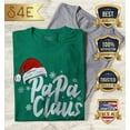 thumbnail image 2 of S4E Men's Papa Claus Santa Hat Christmas T-Shirt Large Kelly, 2 of 4