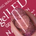 thumbnail image 3 of Nails.INC x Sensationail GelLED Gel Nail Polish, Feeling Magnetic, Deep Pink Heart Magnetic Effect, 0.33 fl oz, 3 of 16