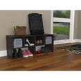 thumbnail image 4 of ClosetMaid 508200 Shelf Organizer with Shoe Rack and Cube Storage, Espresso, 4 of 6