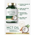 thumbnail image 4 of MCT Oil Capsules 3600 mg | 70 Softgels | Keto Coconut Oil Pills | by Carlyle, 4 of 8