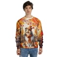 thumbnail image 4 of Happy Thanksgiving Shetland Sheepdog Give Thanks Fall Beanie Scarf Welcome All Over Print 3D Sweatshirt Unisex Merch Sheltie Dog Lover Gifts - 00020, 4 of 6
