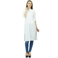 thumbnail image 1 of Phagun Kurti Tunique en Coton Col Mandarin Ethnique Décontracté, 1 of 1