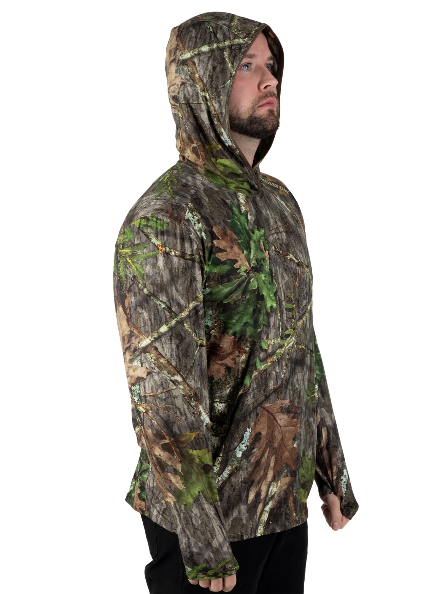 Mossy Oak Men's Long Sleeve Performance Hunting Hoodie, S-3XL