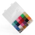 thumbnail image 4 of Flat Beads,3909 Pcs Polymer Clay Bracelet Making Kit Clay Bead Kit Exceptional Reliability, 4 of 9