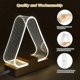 thumbnail image 2 of Triangular Bedside Table Lamp LED Decorative Bedside Lamp Warm White Lamp USB Charger Acrylic Lamp Bedroom Living Room Table, 2 of 4