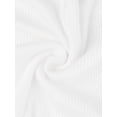 thumbnail image 5 of INSPIRE CHIC Womens Shorts Scalloped Hem Elastic Waist Adjustable Drawstring Ruffle Soft Cozy Sleepwear S White, 5 of 6