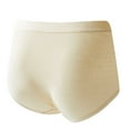 thumbnail image 4 of Itsame Womens Briefs, Stretch Breathable Seamless Cotton Underwear Beige M, 4 of 4