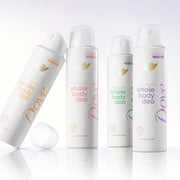 Dove Whole Body Deodorant Cooling Spray Coconut & Vanilla Aluminum Free ,4 oz