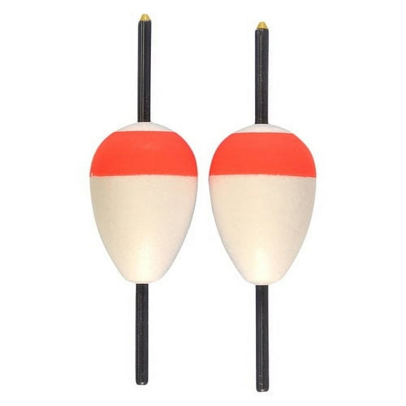 Comal Tackle 2 1/4" Pear Slip Stick Float, Red & White, 2 Pack