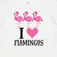 thumbnail image 4 of Inktastic I Love Flamingos Pink Bird Girls Baby T-Shirt, 4 of 5