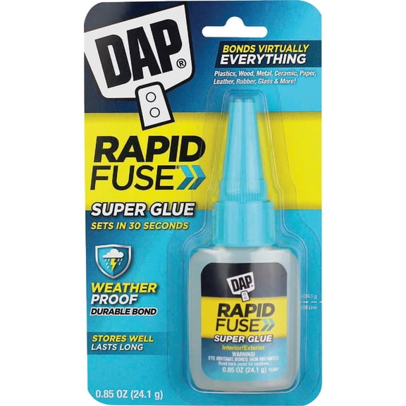 1pk DAP 00155 RapidFuse All Purpose Adhesive, 0.85 oz