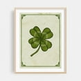 thumbnail image 2 of Vintage green lucky clover with four leaf in engraving style. - Illustration Vintage Botanical Nature Art Deco Unframed Wall Art Print 18 x 24 inches, 2 of 4