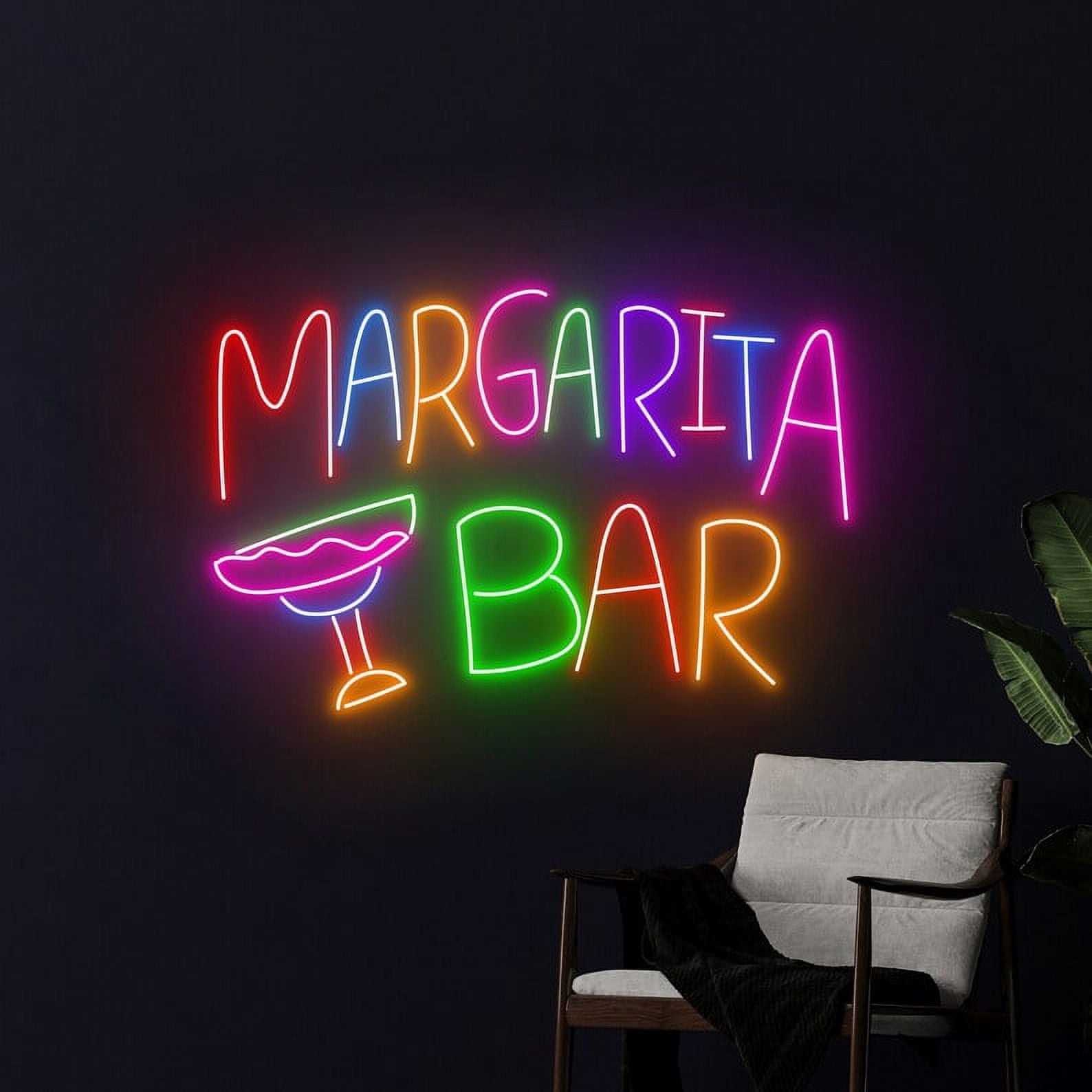 Handmadetneonsign Margarita Neon Sign, Margarita LED Light, Cocktail Neon Light, Drinking Alcohol