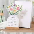 planners & organizers Desk Calendar 2024 Cartoon Card Vase Shape