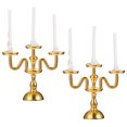 thumbnail image 1 of 2 Pcs Mini Candleholders Candles High Simulation Candlesticks Ornaments for Doll House, 1 of 9
