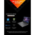 thumbnail image 3 of HP 15.6'' FHD Victus 15 Gaming Laptop, 12th Gen Intel Core i5-12500H, 12GB RAM, 1TB SSD, Win11 Home, NVIDIA GeForce RTX 3050, Backlit Keyboard, Enhanced Thermals, Black + Mazepoly Accessories, 3 of 7