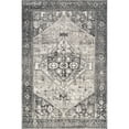 thumbnail image 2 of nuLOOM Elisabeth Medallion Machine Washable Area Rug, 6' 7" x 9', Grey, 2 of 9